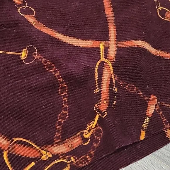 Talbots Plum Corduroy Status Aline Skirt - Picture 3 of 5